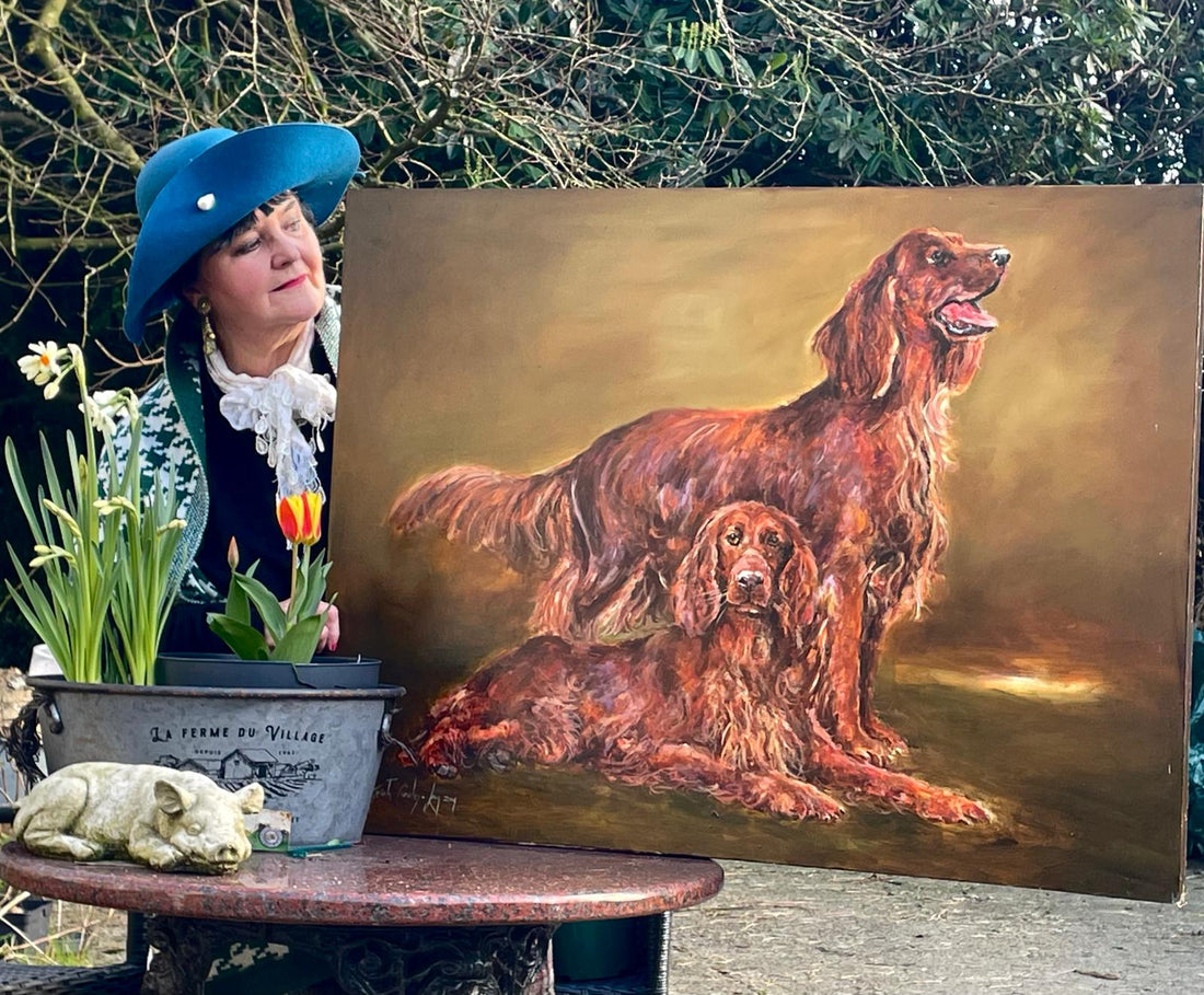 Painting Demonstration in the Walled Garden